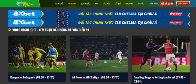 Các nội dung hiện có tại Mitom TV 